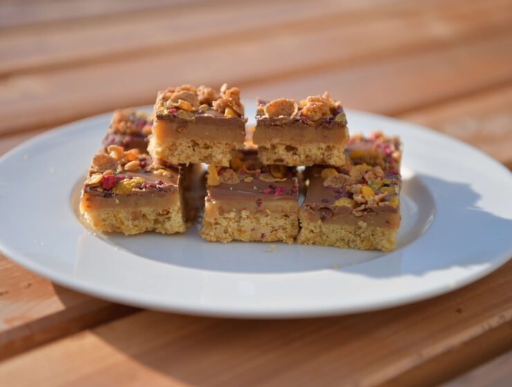 FunkyForty Original Chocolate Caramel Slice